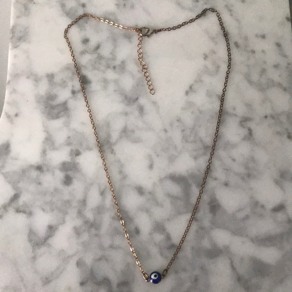 Pretty blue Evil Eye necklace
